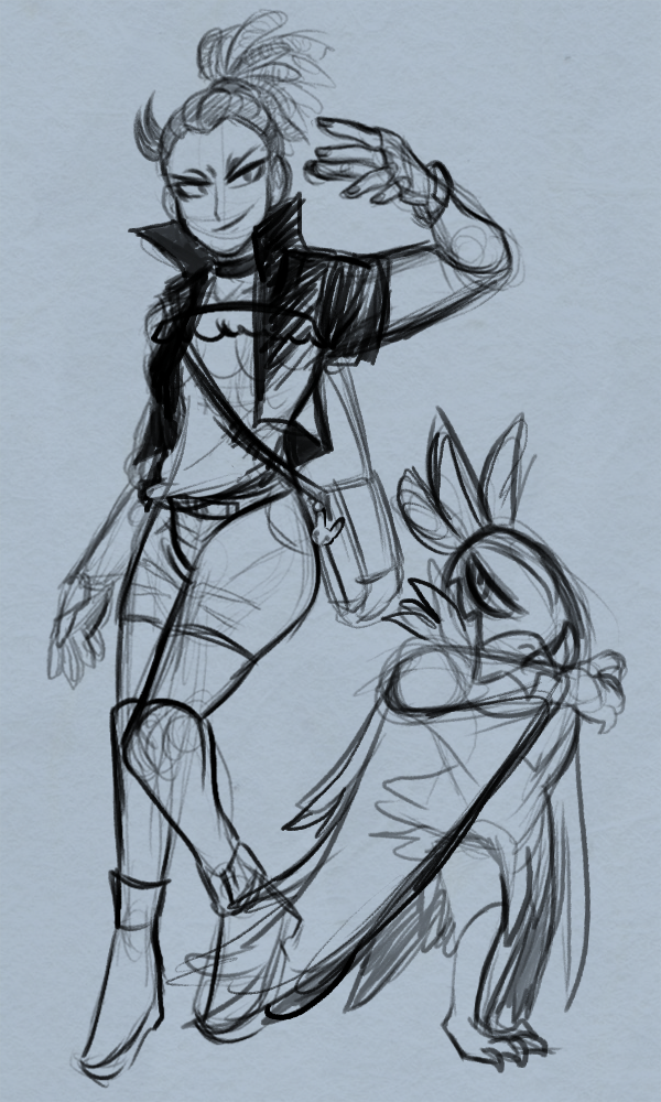 Keywords: oc;kai;pokemon;hawlucha