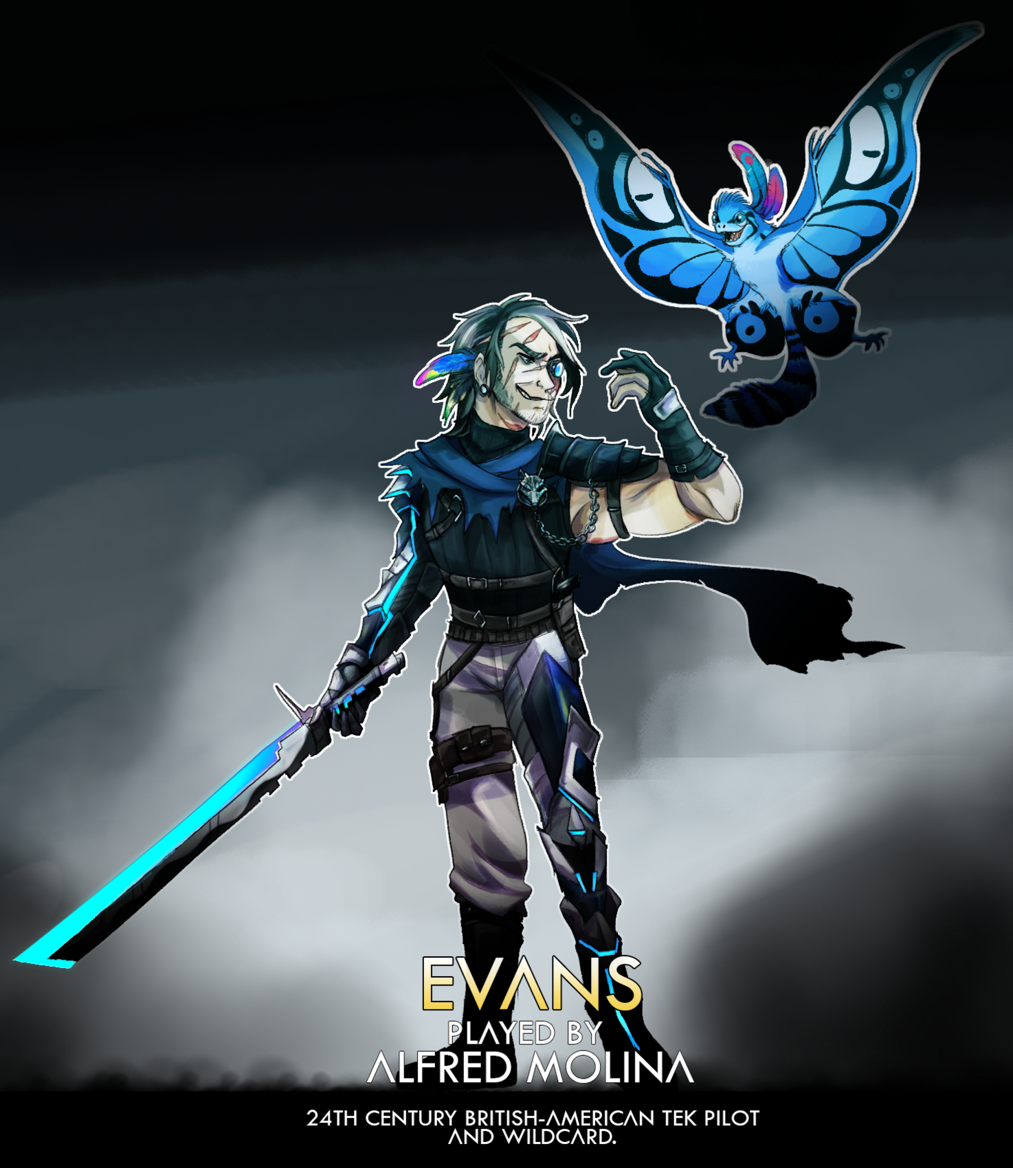 ARK Animated style poster of my oc, Evans!
Keywords: ark;evans;oc